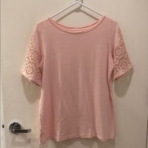 Loft Lace T-Shirt Blouse